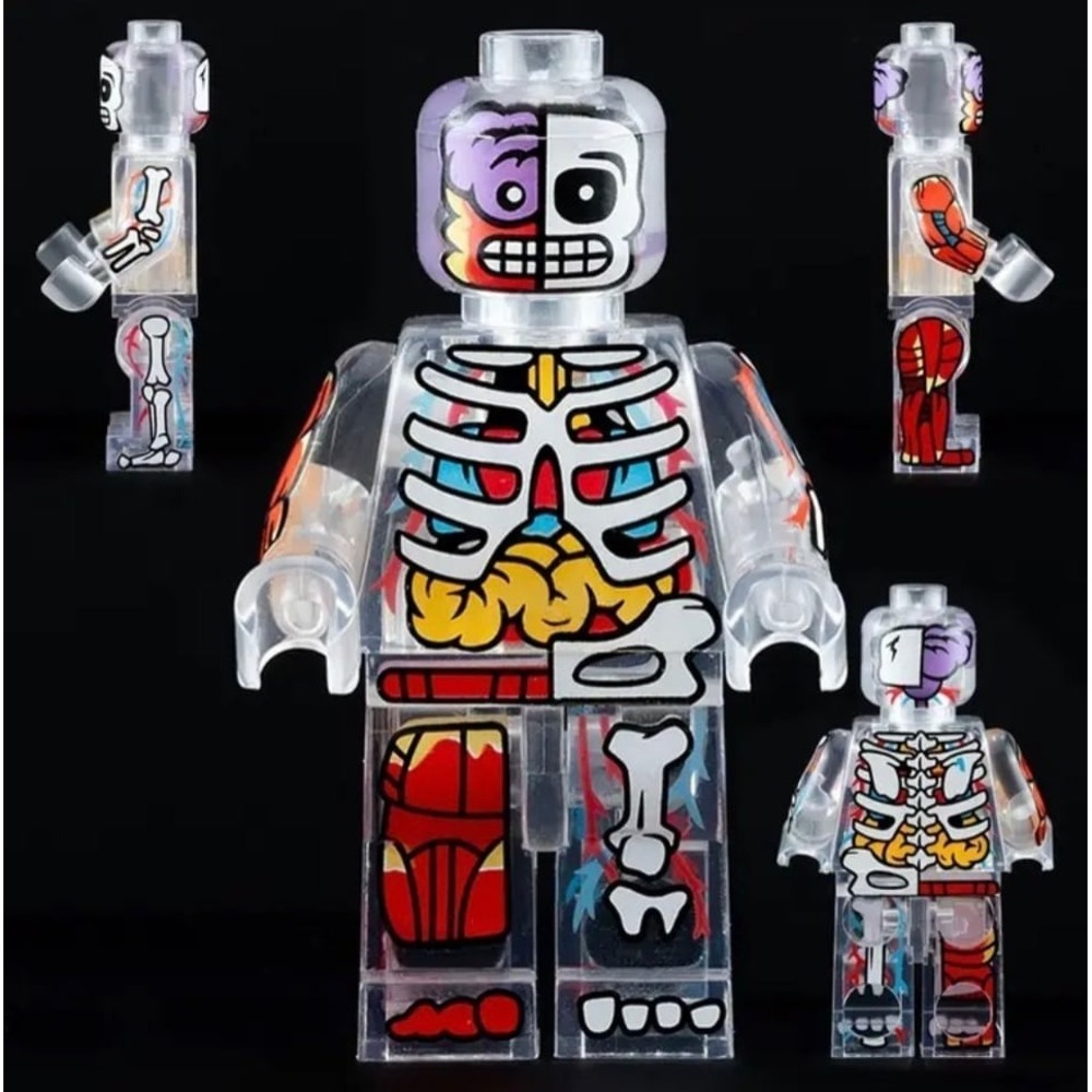 Clear, custom, mini figure, toy, new collectible